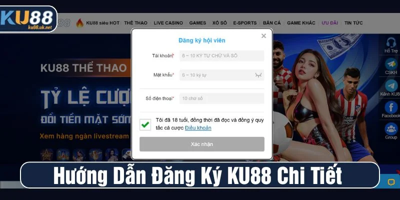 Quy trình đăng ký tài khoản rất đơn giản